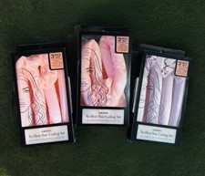 Satin Heatless Hair Curling Flexible Rod  Scrunches 3 Piece Set X 3 Boxes