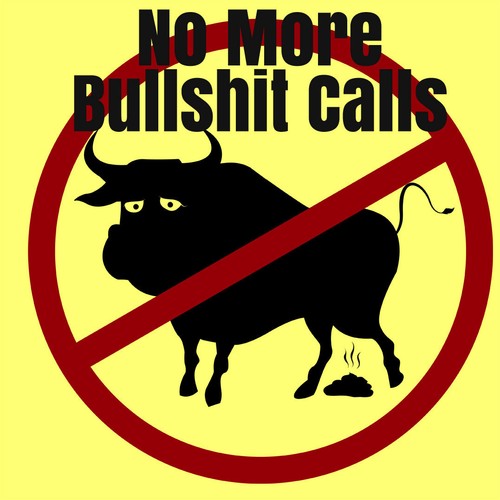 NO MORE BULLSHIT CALLS Yellow Penalty Flag. Football, Soccer, Baseball