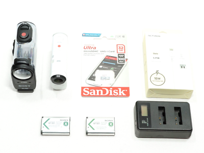 MINT!!]Sony FDR-X1000V 4K Camcorder/Action Cam w/some Brand new's