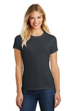 District DM108L Womens Short Sleeve Perfect Blend Crew Neck Stylish T-Shirt