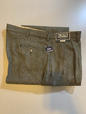 VINTAGE Polo Ralph Lauren Whipcord Trousers Size 42x32 Cotton