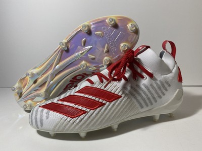Adidas Adizero 8.0 PrimeKnit Football Cleats Red White Mens Size 10.5 EE9955 | eBay