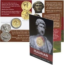 Hadrian Gold Roman Coin Pack - Aureus New And Sealed 