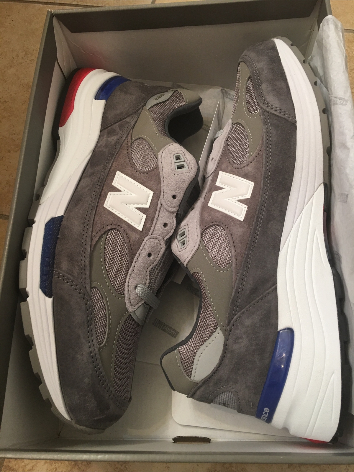 Size 11.5 - New Balance 992 Gray 2020 