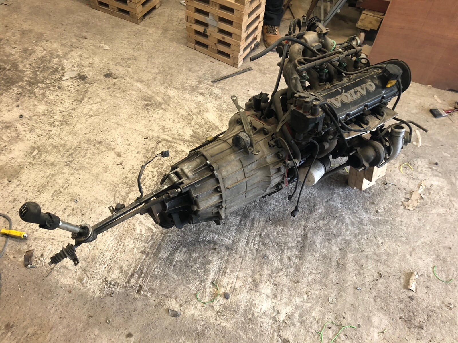 Volvo 940 Turbo Engine B230 Manual M90 Gearbox loom Complete Red Block