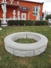 Ziehbrunnen, Brunnenring, Gartenbrunnen, Steinguss, 18 cm Hoch, Brunnenschacht