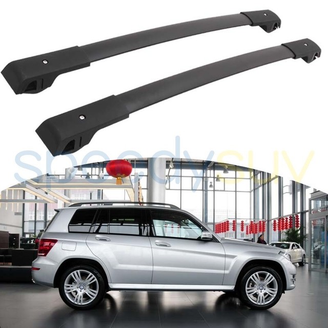 US Stock For Mercedes Benz GLK 20092015 Black Cross Bar Roof Rack Rail