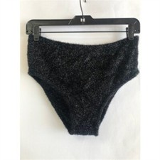 Slip Donna Faith Connexion 100% Lurex Taglia M Colore Nero Nuovo !!!