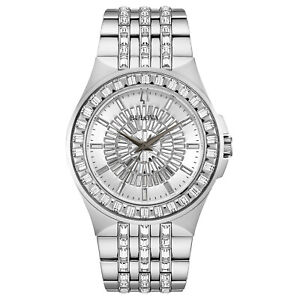Bulova Men's Phantom Quartz Crystal Embellished 42mm Watch 96A236 - Click1Get2 Mega Discount