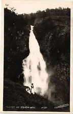 Old postcard AK NORWAY Sivlefos Ved Stalheim Hotel (257919)