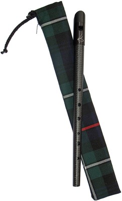 Carbony Celtic Winds Whistle Carbon Fiber w/ Machined Fipple - C , New!