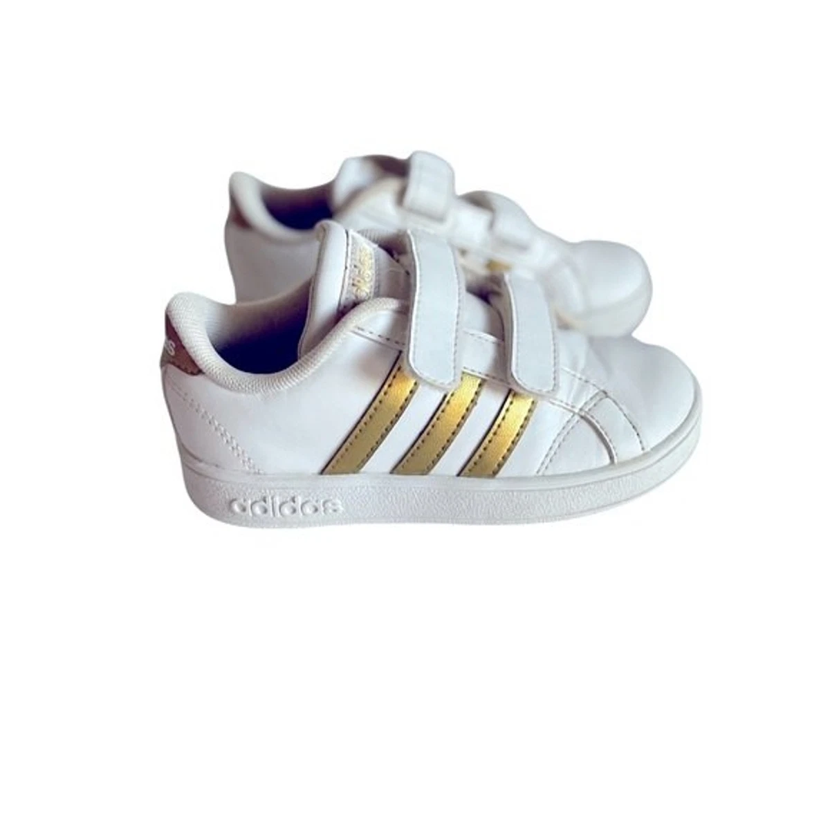 Adidas grand court velcro sale