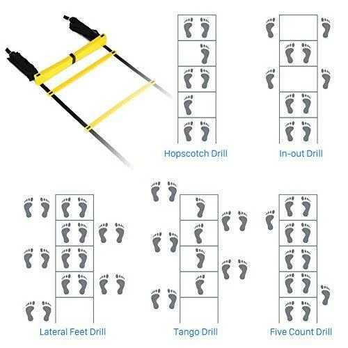 GHB Pro Agility Ladder Agility Training Ladder Speed 12 Rung 20ft