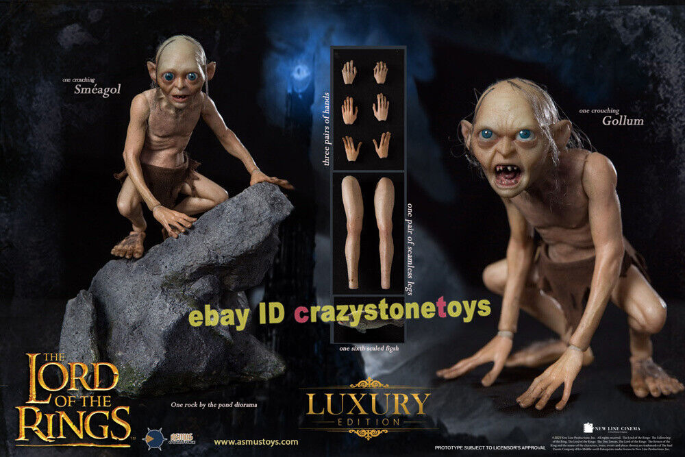 Asmus Gollum Lord Of The Rings 1/6 Senhor Dos Aneis - PLANET MOVIE STORE  LOJA DE ACTION FIGURES