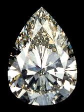 Two .25 ct Pear Vintage Top Russian Quality CZ Extra Brilliant  5x3 mm