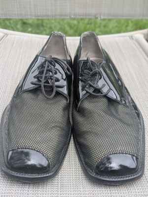 Vintage RARE Emilio Franco Leather Shoes Made In Italy Black & White 9.5 Unique il_fullxfull.4869641481_96ki.jpg main image 4