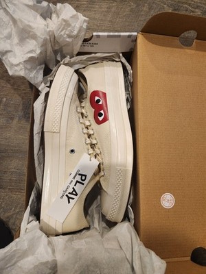 CdG PLAY x Converse Men's Chuck Taylor All Star One Heart Low-Top Sneakers