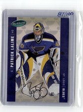 2005-06 Parkhurst #427 Patrick Lalime Facsimile Autographs #/100
