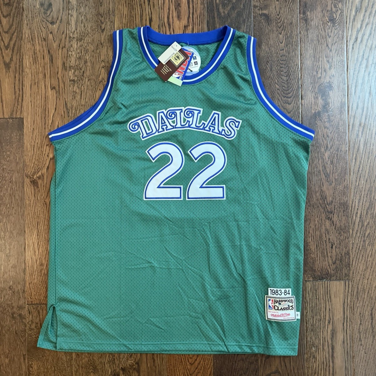 Vintage Mitchell & Ness Dallas Mavericks Blackman #22 Jersey Sz 56