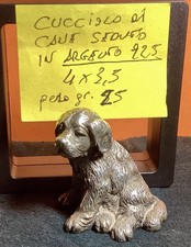 Miniatura ARGENTO 925 Cucciolo Cane  gr.25  **** COLLEZIONE ARGENTO VINTAGE ****