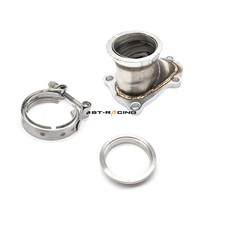 Exhaust Outlet Flange To 3 V Band For Subaru Forester Xt Impreza Wrx 2.0l 2.5l Exhaust Outlet Flange To 3 V Band For Subaru Forester Xt Impreza Wrx 2.0l 2.5l