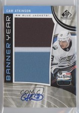 2019 SP Game Used Banner Year NHL All-Star 21/25 Cam Atkinson #BAS-12 Auto 0c3