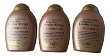 OGX Ever Straightening Brazilian Keratin Therapy Hair Smoothing Conditioner 3-PK
