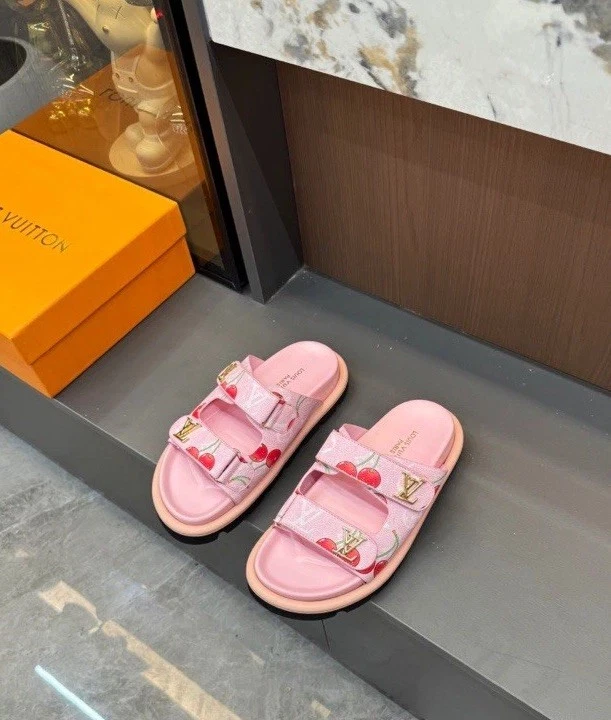 Louis Vuitton Pink Sandals for Women for sale - eBay