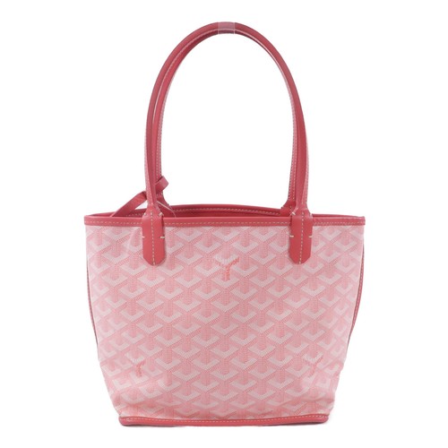GOYARD SHW Anjou Mini Shoulder Bag Coated Canvas Pink