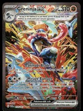 Pokemon Cards Greninja ex 214/167 Holo Twilight Masquerade NM