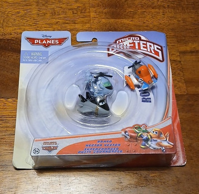 Disney Planes Micro Drifters Bravo/Hector/Supercharged Dusty, Unopened