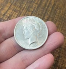 New ListingLot of (2) Two 1923 Peace Silver Dollars Appear AU/BU to me. Look!