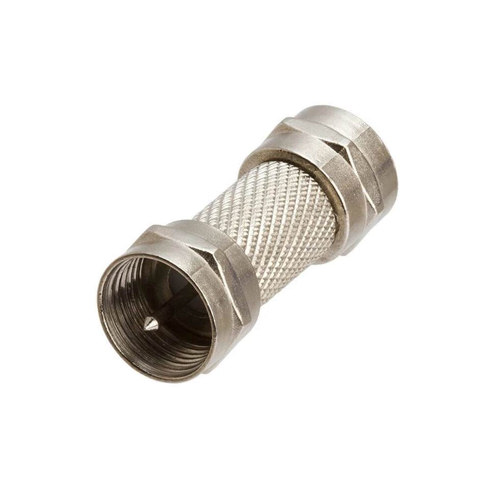 10 Pack F-Type Coupler Coaxial Screw F Type Cable Adapter Coax Connector M/M F/F - Image 2 of 4