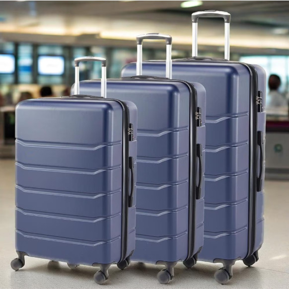 Set, Expandable Spinner, Tsa Lock, Blue