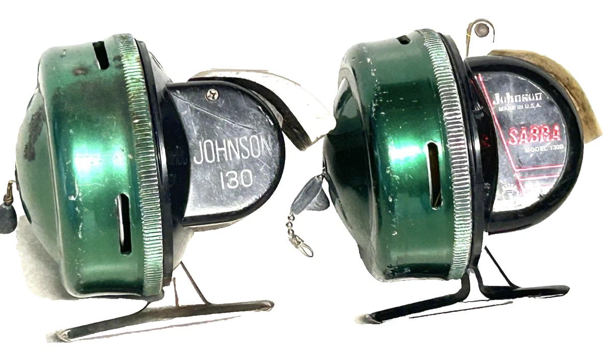 Vintage Johnson Sabra 130B spin cast reel Vintage Johnson Sabra 130B spin cast reel