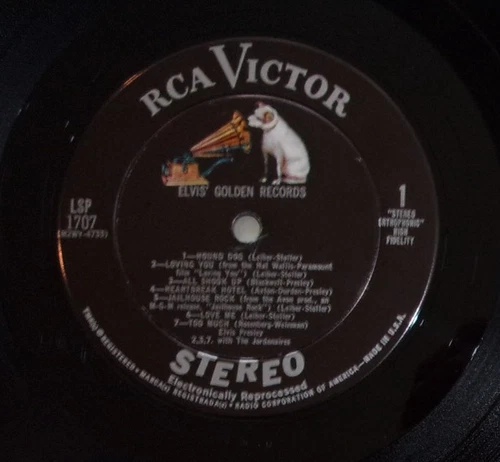ELVIS PRESLEY - Elvis' Golden Records (LSP-1707) 1962 "Staggered STEREO" Copy!