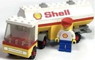 Vintage LEGO Town #671 Shell Petrol Tanker Fuel Pumper Tank Truck w/Instructions