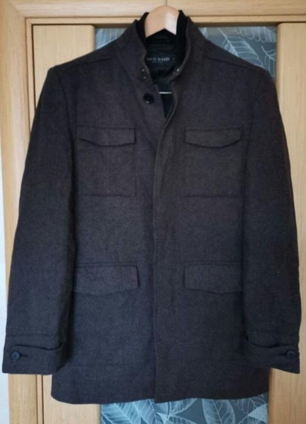 Men Jack Reid Coat Brown Polyamide 38 / M / 46