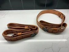 Two M1907 Slings, 1.25", No Markers Mark, Parkerized Hardware