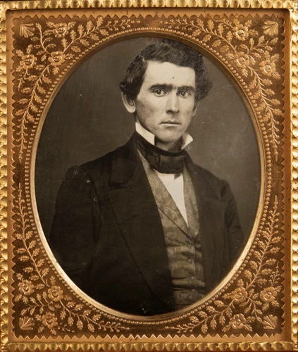 Berg 2-47S RARE Union Case, Daguerreotype Possibly of Franklin Pierce 14th POTUS