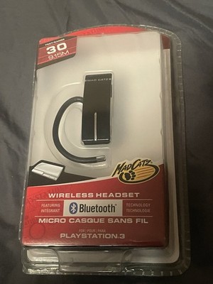 Mad Catz Wireless Bluetooth Headset for Sony PlayStation 3 PS3