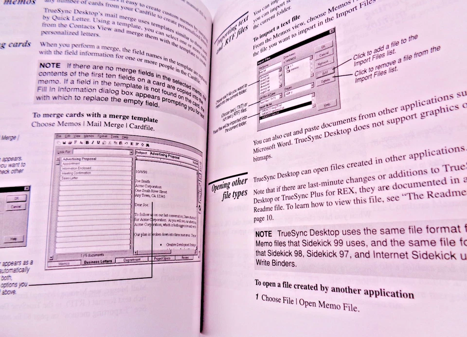 IBM PC -- STARFISH TRUESYNC DESKTOP FOR REX..USER'S GUIDE (FRANKLIN-MANUAL) #2EN - Bild 4 von 4
