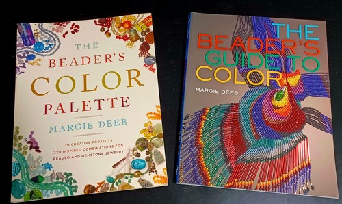 Beaders Guide to Color and The Beaders Color Palette, 2 book set Margie Deeb VG