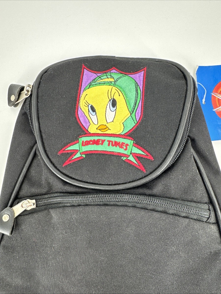 NEW Vintage 90s Looney Tunes Tweety Bird Mini Backpack Bag  display picture 2