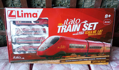 LIMA 1:87 HO H0 HL1044 START SET ITALO 4-tlg. GLEISLOK TEPPICHUMZUG