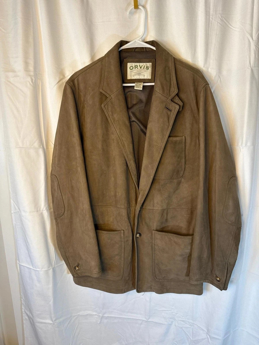 Veste marron vintage avec un col vert / brown vintage jacket with a