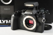 2545 Shot NEAR MINT Olympus OM-D E-M1 16.3MP Digital Camera Black Body JAPAN