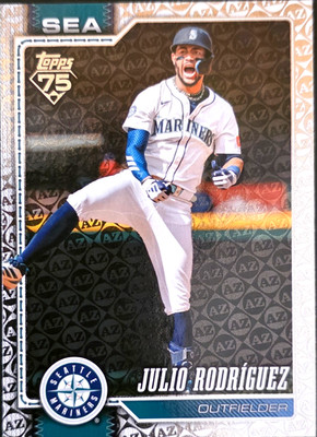 Julio Rodriguez Mariners Topps 75 Silver Parallel 2026 #146