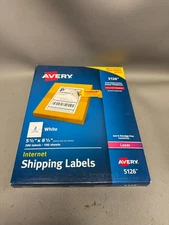 New Avery 5126 Shipping Labels With TrueBlock White 5.5"X8.5" 200 Labels