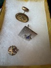 Lot Fraternal Lodge Masons Cuff Link Singles Eastern Star Charm Masonic — photo 2
